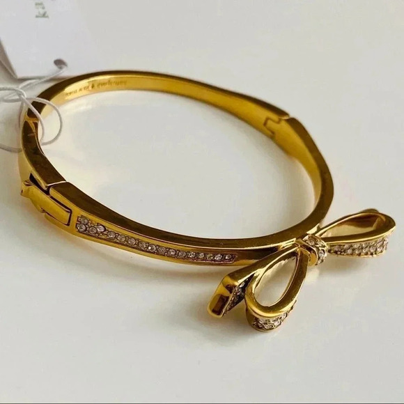 Kate Spade Gold Plated Pave Crystal Love Notes - Picture 3 of 6